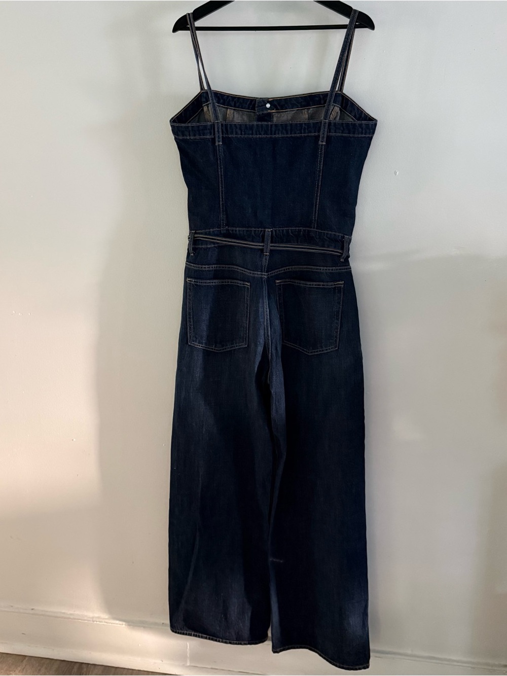 Zara Dark Blue Denim Jumpsuit - Picture 10 of 15